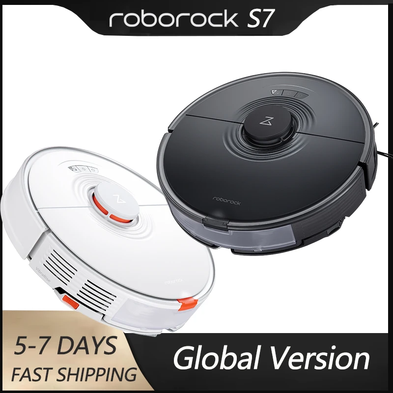 

Робот-пылесос Roborock S7 для дома, усовершенствованный, с плавающей щеткой, автоматическая подметание, стерилизация пыли, большой резервуар для...