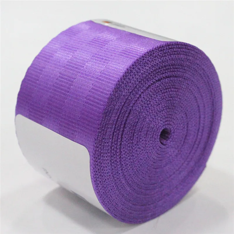 Polyester Seat Belt Webbing Strap Thicken Car Stroller Safety Harness Backpack Straps Fashion Color Ribbon | Автомобили и