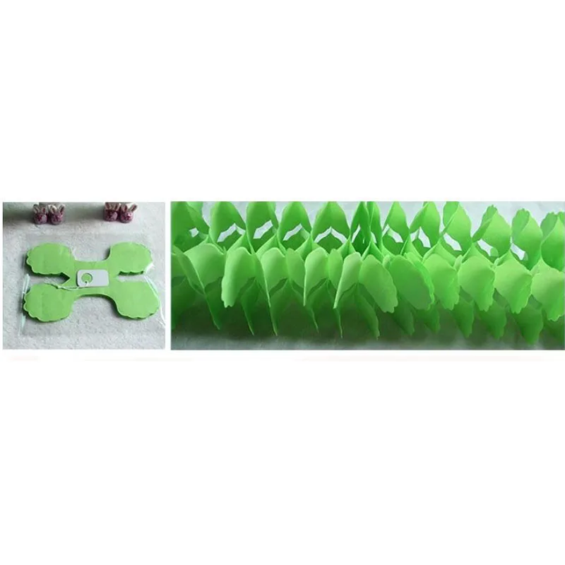 four-leaf garland Джунгли вечерние для вечеринки в стиле сафари Декор воздушные шары из фольги в виде животного зоопарка животных диких один день рождения декорации детей зеленые шары - Цвет: four-leaf garland