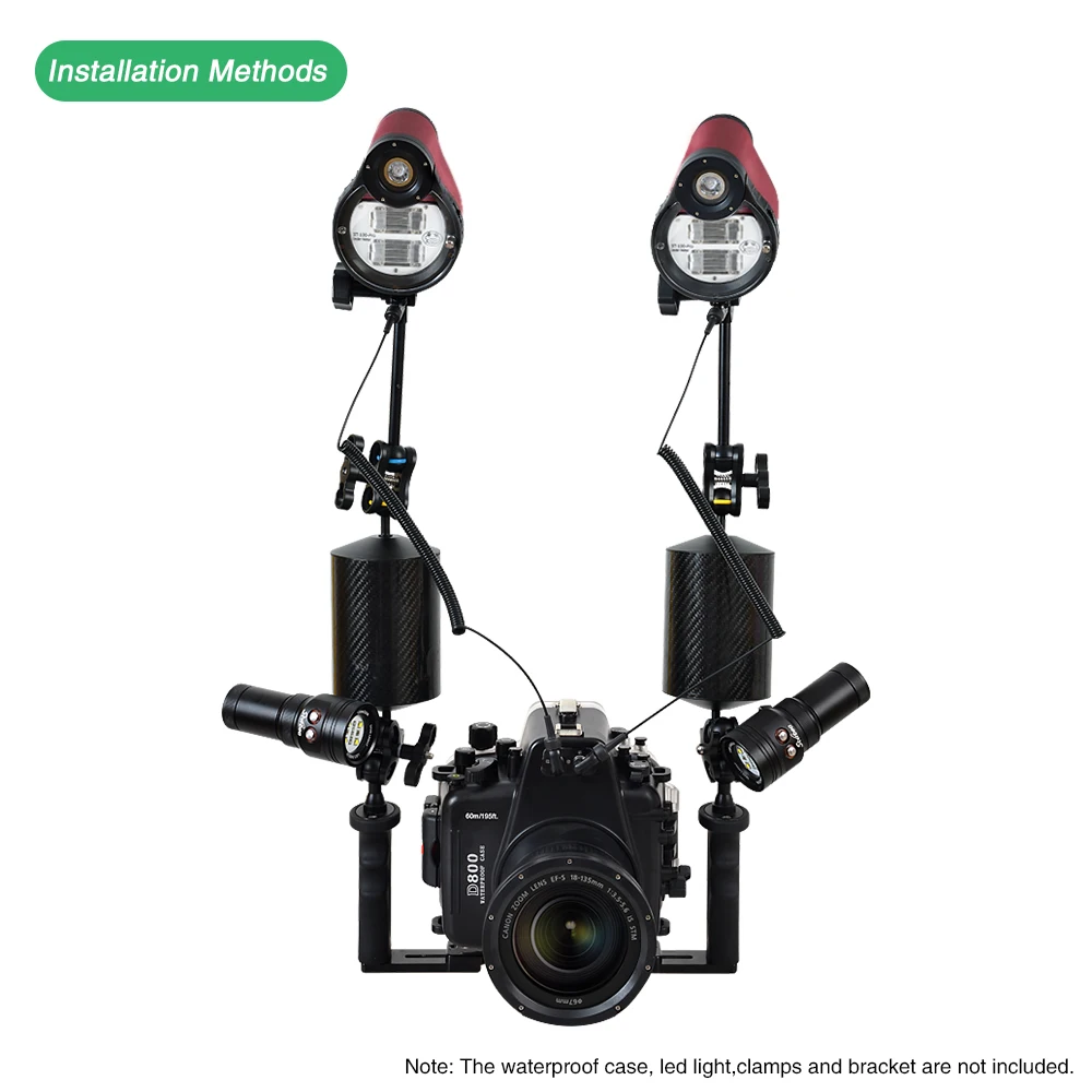 Водонепроницаемый стробоскоп SeaFrogs ST 100 Pro для A6500 A6000 A7 II RX100 I/II/ III/IV/V корпуса