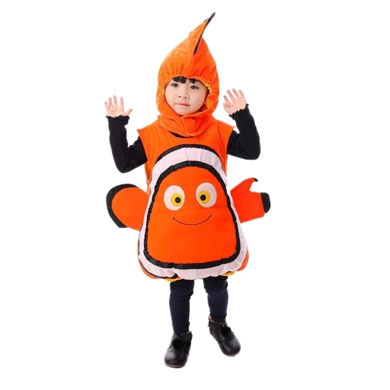 

New Classic Movie Anime Clown Fish Moni Cute Child Cosplay Costume Halloween Christmas Baby Combination Play Costume