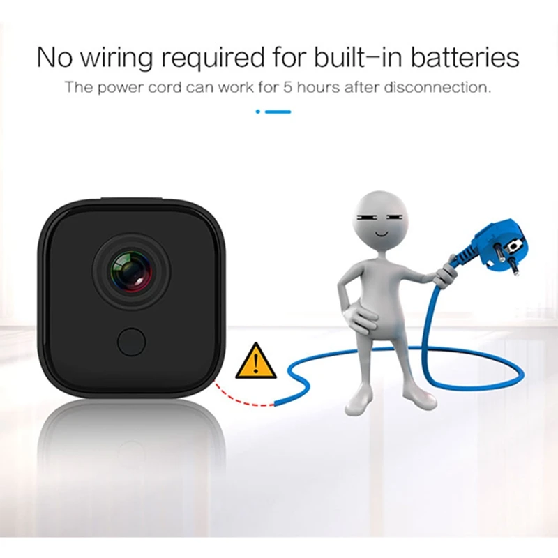 

W16 Mini 1080P HD Wireless WiFi Video Camera netic Remote Monitoring Webcam