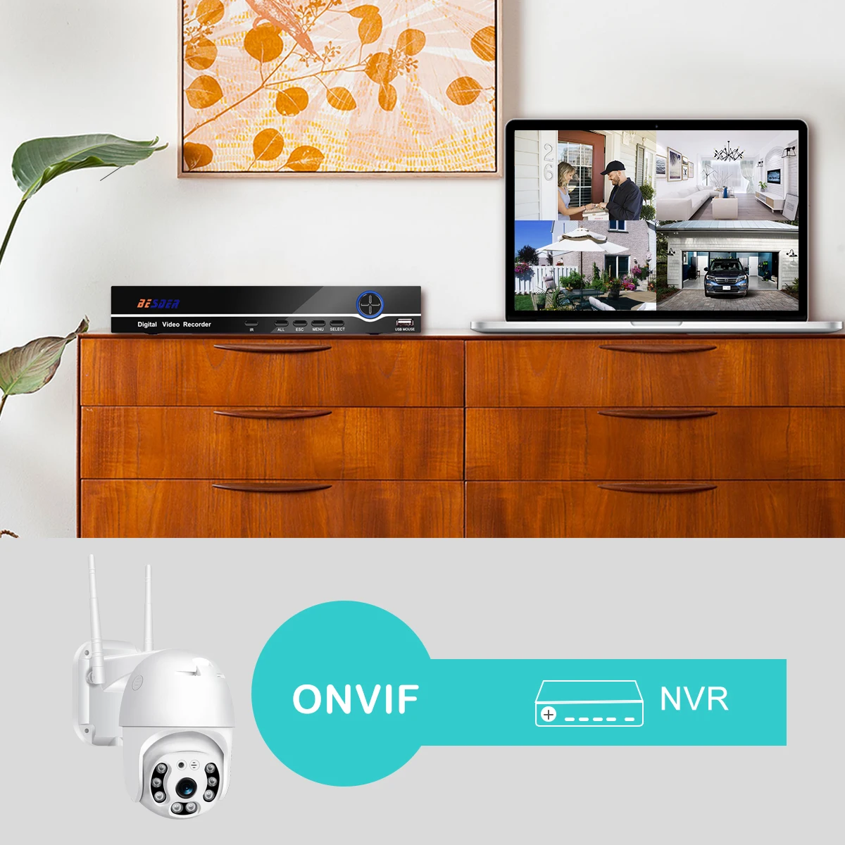Besder 1080P WiFi PTZ IP камера H.265 двухсторонняя аудио беспроводная наружная Водонепроницаемая CCTV камера безопасности сетевая камера наблюдения iCSee