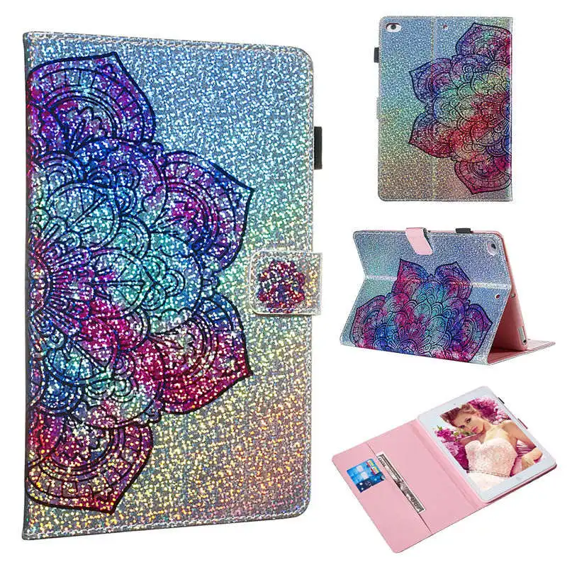 A072 Чехол для Apple iPad 9," 6th 5th Generation A1893 A1954 Smart Cover для iPad Air 2 Funda Блестящий корпус бабочки - Цвет: A072