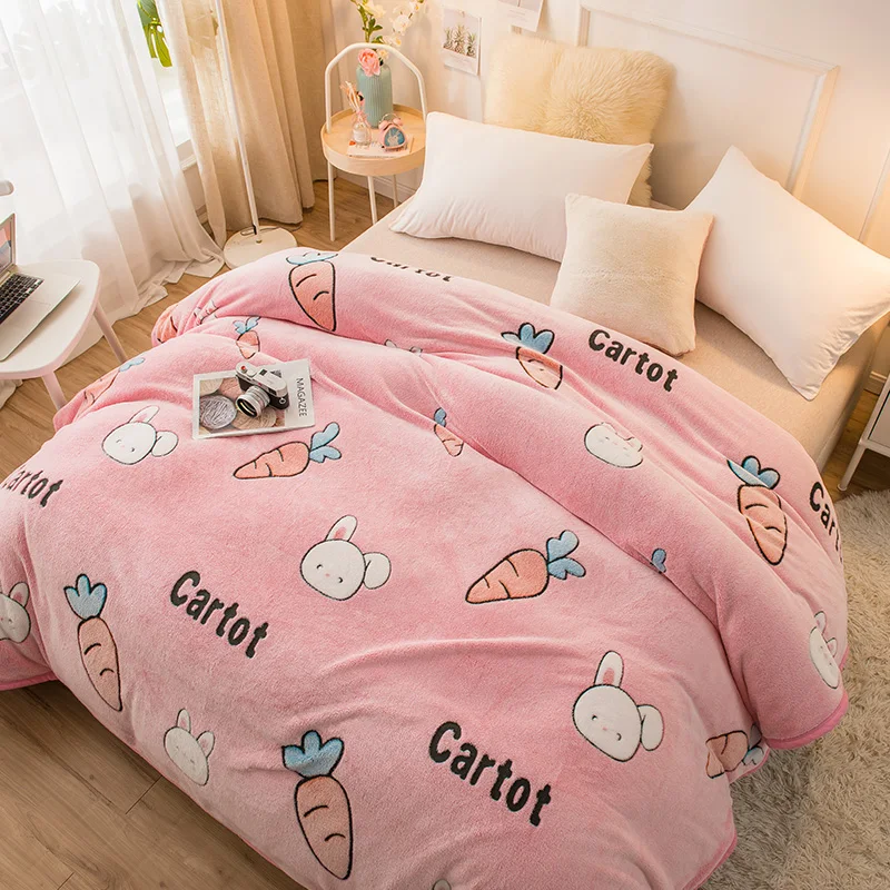 

Wave bedspread blanket 200x230cm High Density Super Soft Flannel Blanket to on for the sofa/Bed/Car Portable Plaids