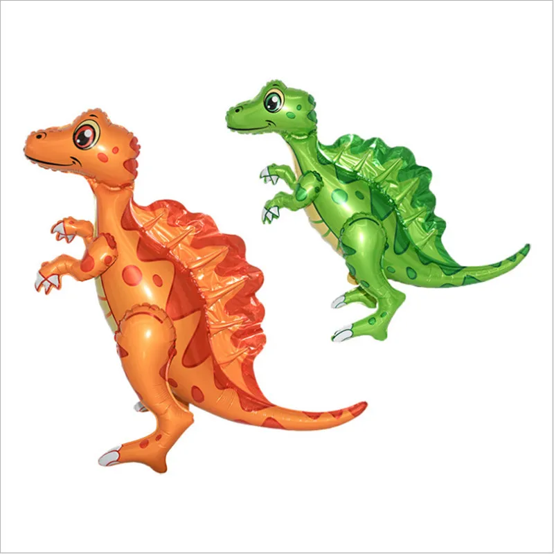 Один большой шагающий фольгированный шар динозавра 4D животное день рождения