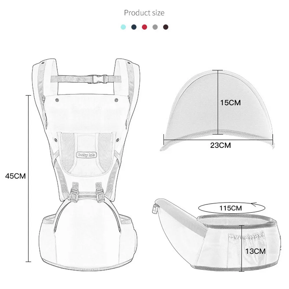 Новый Рюкзак-кенгуру эргономичный для новорожденных слинг набедренное сиденье