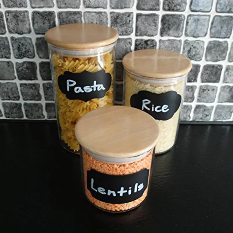 

DIY Хорошее 8 шт./компл. доске Jar наклейки для организации доске наклейки Декор этикетка виниловая для надписи мелом наклейки