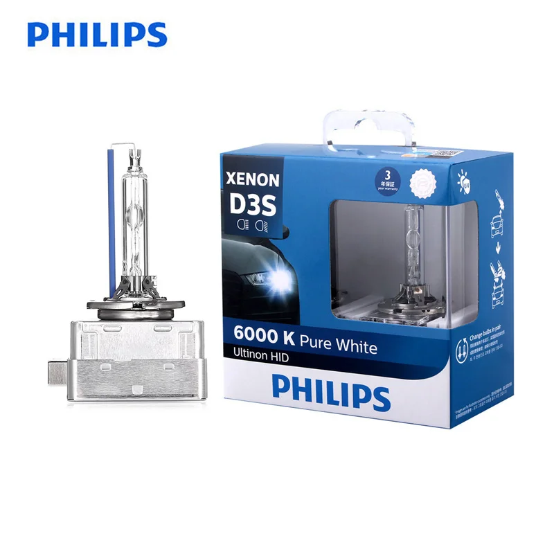 Philips D3S 42403WX 35 Вт Ultinon HID 6000K холодных синих тонах ксенон белый светодиодный