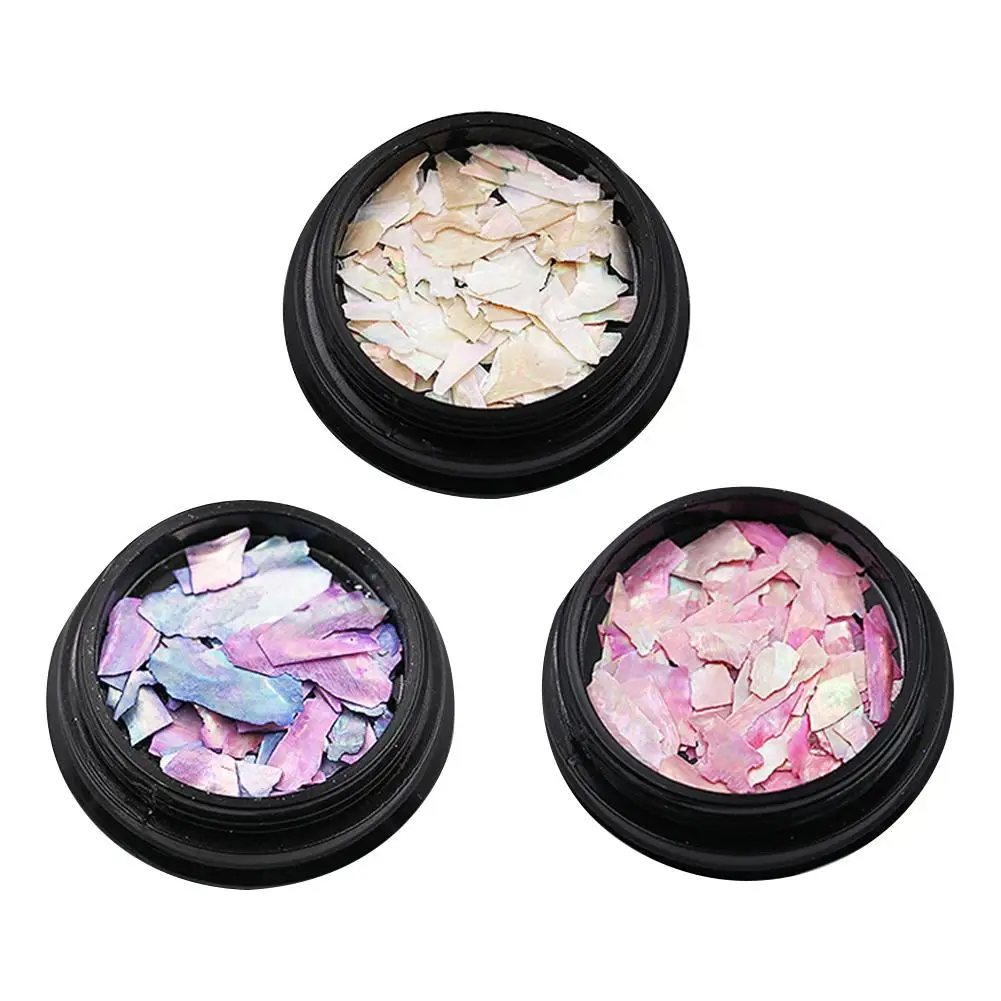 1Pcs Nail Decorations Shell Sequins Gradient Art Broken Natural Abalone Pieces 3d Manicure UV Gel DIY | Красота и здоровье