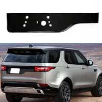 car tail lift gate molding license plate for land rover discovery 5 lr5 2017 2018 black rear trunk lid number panel holder tag