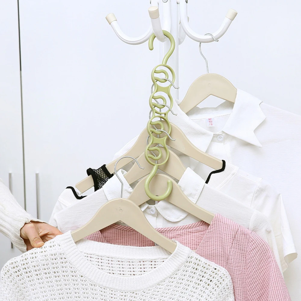 Clothes Coat Hanger Organizer Multi-port Support Baby Drying Racks Plastic Scarf Cabide Storage Rack Hangers For | Дом и сад