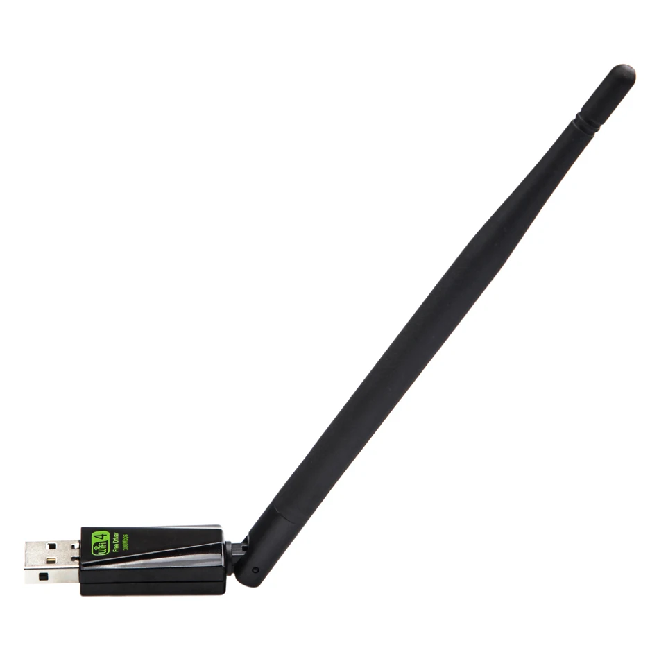 300Mbps USB WiFi Adapter Free Driver RTL8192 With 5dBi External Antenna High Speed 2.4ghz Wireless Wi-fi Dongle 100pcs/lot | Компьютеры и