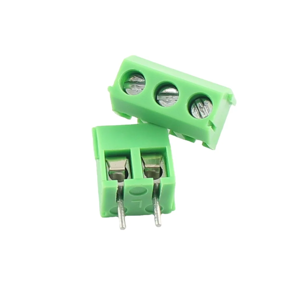 10 шт. 3 5 мм 96 Шаг 2P P 2 Pin Way прямой DIP PCB винтовая Клеммная колодка Кабельный разъем |