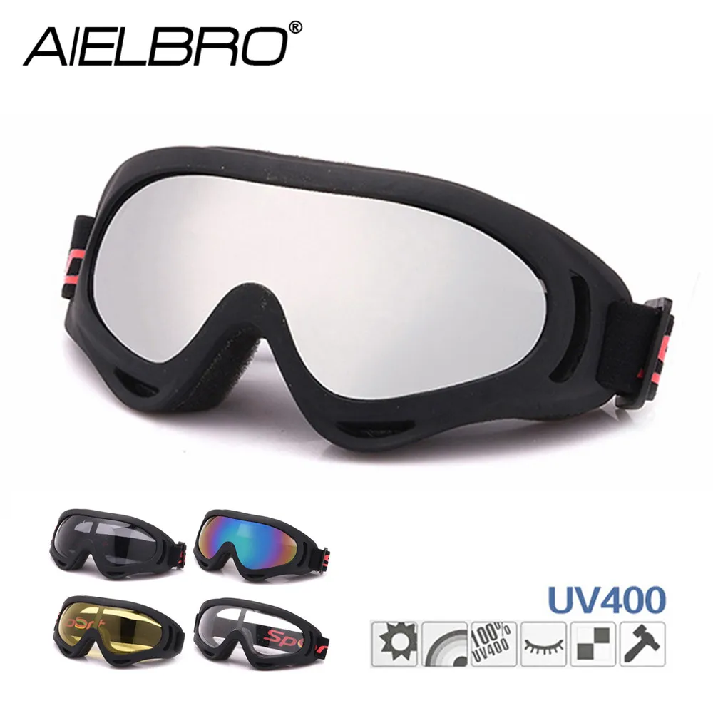 AIELBRO UV400 лыжные очки для мужчин и женщин анти туман взрослых зимние сноуборд