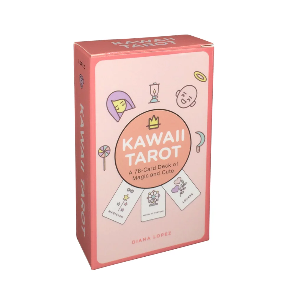 

Новые милые карты Таро милые детские настольные карты для настольной игры Полный английский PDF семейвечерние настольные карты игры для жен...