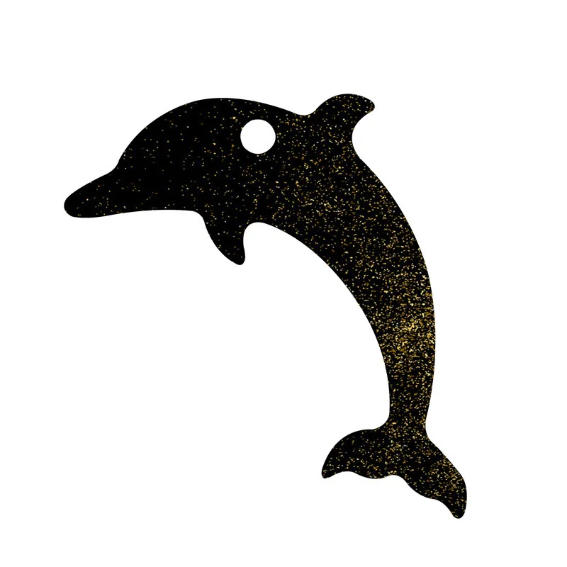 DIY блестящие силиконовая форма Дельфин шоколадный торт украшения формы брелок