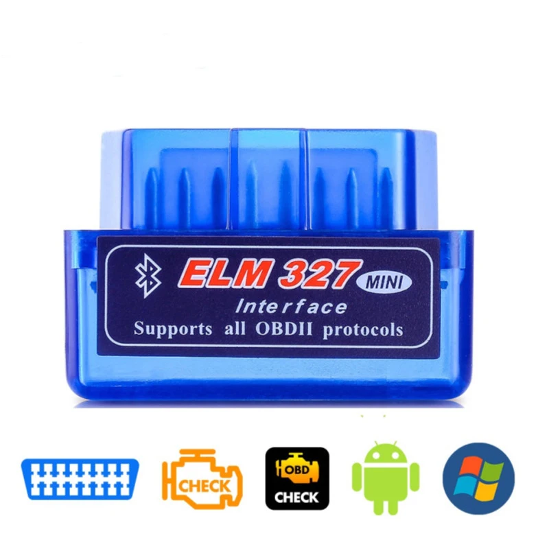 

Автомобильный диагностический мини-сканер ELM327, V2.1, Bluetooth, ELM 327, Версия 2,1 с чипом PIC18F25K80, OBD2/OBDII, для Android