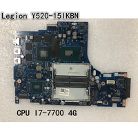 original laptop lenovo y520 y520 15ikbn motherboard mainboard nm b191 cpu i7 7700hq 4g fru 5b20n00280 5b20n00231 5b20n00245