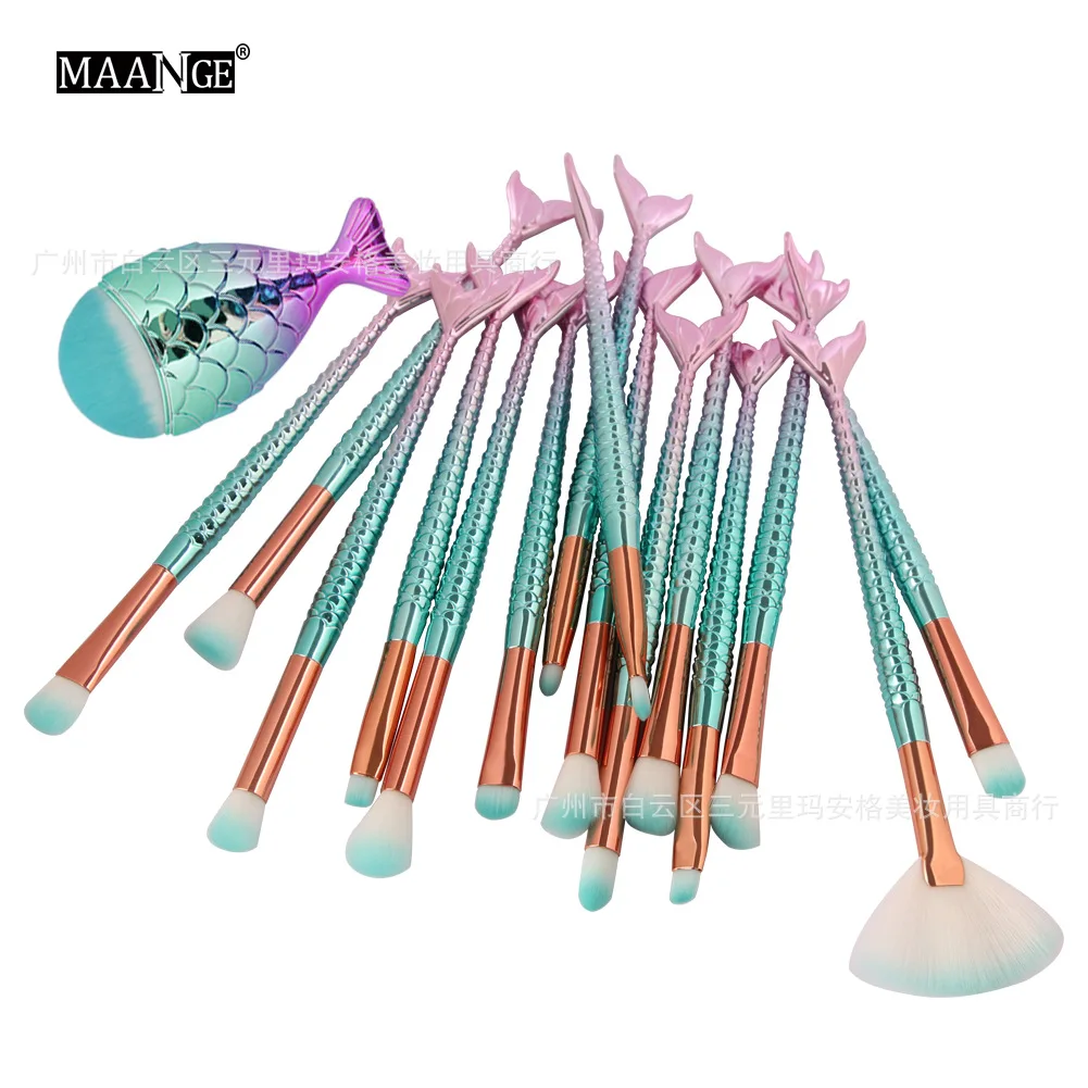Hot Selling MAANGE 16 Cosmetic Brush Sets Makeup Tool Manufacturers Direct Sales Professional Gift for Women