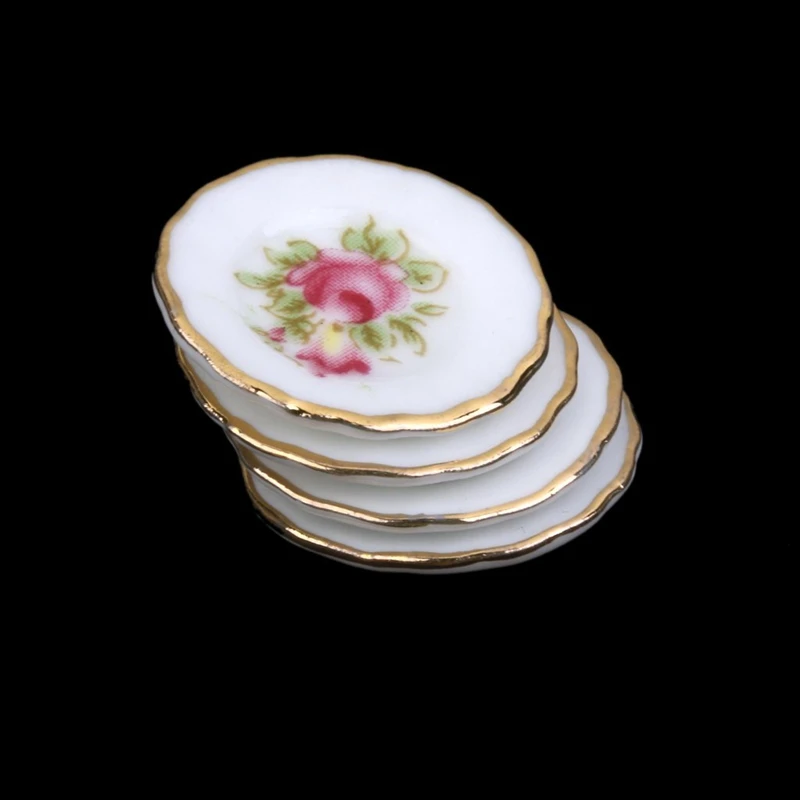 15 шт. миниатюрные фарфоровые тарелки для кукольного домика | Игрушки и хобби