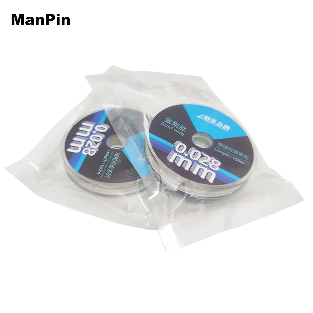 0.028mm LCD Screen Cutting Nano Gold Steel Wire Curved Dispaly Glass Separate Line Mobile Phone Tablets Spliting Repair Tools