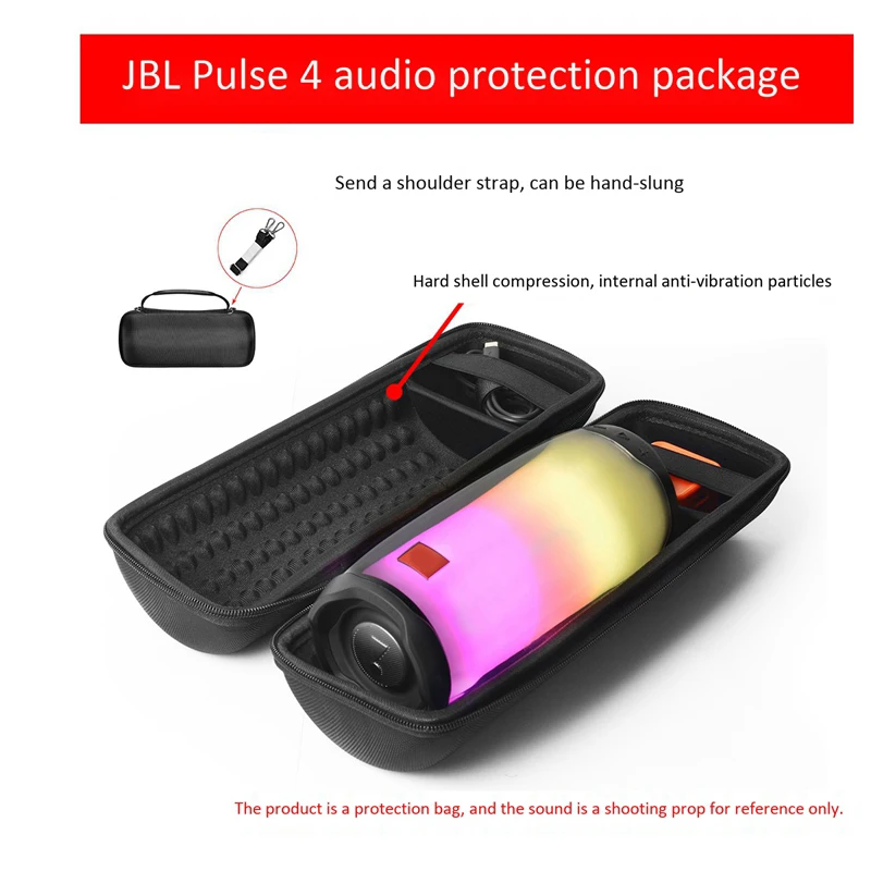 Портативный чехол для хранения жесткий ударопрочный JBL Pulse 4 беспроводной