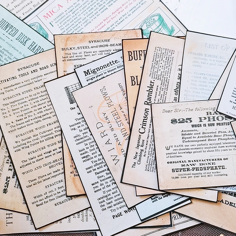 32 шт./компл. наклейка на английскую газету в стиле ретро DIY альбом для