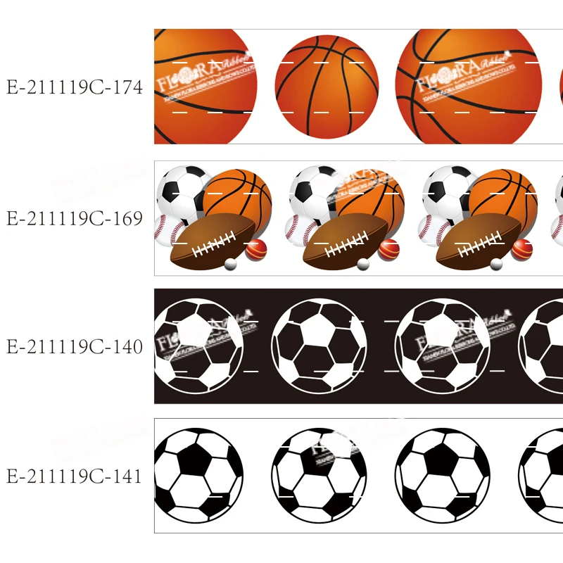

Sports hair accessories webbing 5/8" basketball football pattern elastic foe