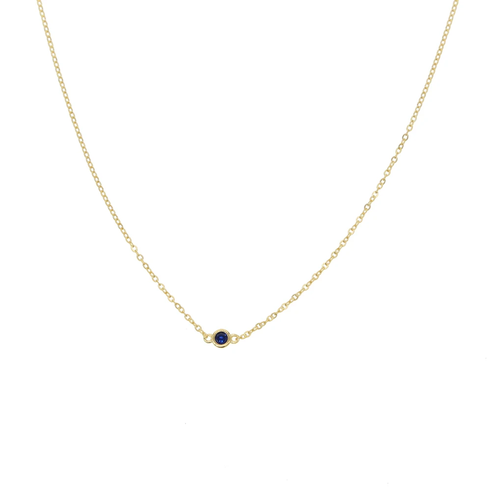 Ожерелье-чокер из серебра 925 пробы с круглыми фианитами | Украшения и аксессуары