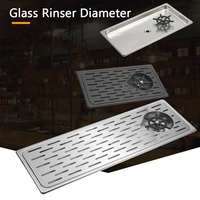 glass rinser diameter 304 stainless steel glass rinser for coffee cup milk tea cup washer cleaner glass rinser sink accessories