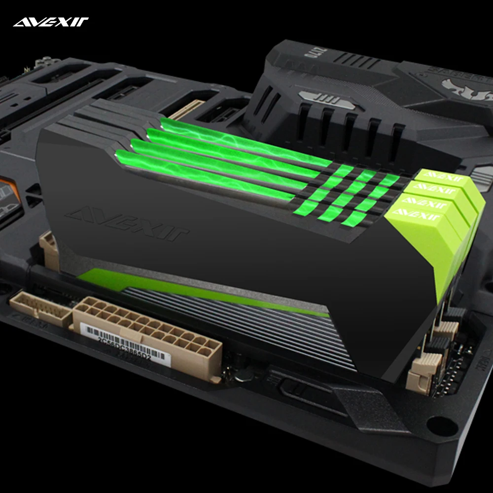 Avexir verde Raiden ddr4 ОЗУ 2 ГБ 4 8 16 32 64 Гб escritorio dimm 2666 МГц 3000 3200 para juego con alto | Компьютеры и офис