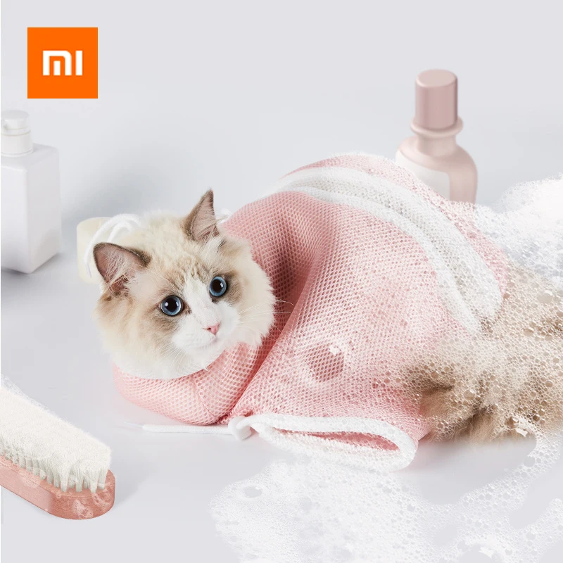 Xiaomi сетка для ухода за домашними животными банный мешок регулируемый мытья кошек