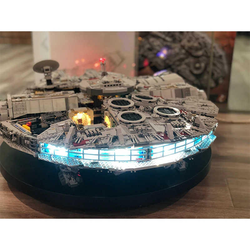 Комплект со светильник кой для LGset Star 75192 и 05132 Millennium конструктор модель блока