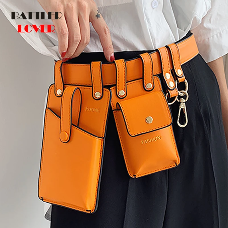 

Женская поясная сумка, Кожаная поясная сумка, роскошная Брендовая женская поясная сумка, сумки через плечо для женщин, Повседневная нагрудн...