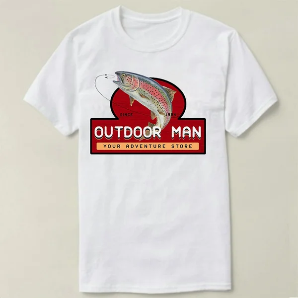 

Outdoor Man Mug T-Shirt Short Sleeve Cotton T-shirt Women Men