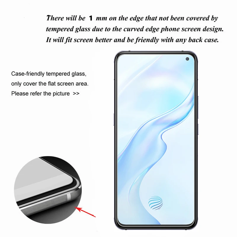 Стекло с полным покрытием для OPPO Reno 6 стекло закаленное Защита экрана Reno6 объектив