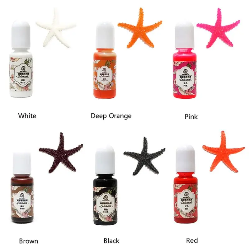 14 шт./компл. цветной пигмент для уф смолы сделай сам прозрачная эпоксидная смола