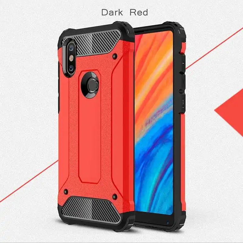 Mokoe mi Iron Armor ударопрочный 5,9" для Xiaomi mi Mix 2s Чехол для Xiaomi mi Mix 2s чехол для телефона - Цвет: Red