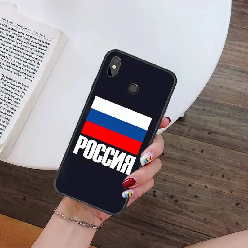 

Russia Russian Flags Emblem Phone Case For Xiaomi Redmi note 7 8 9 t k30 max3 9 s 10 pro lite