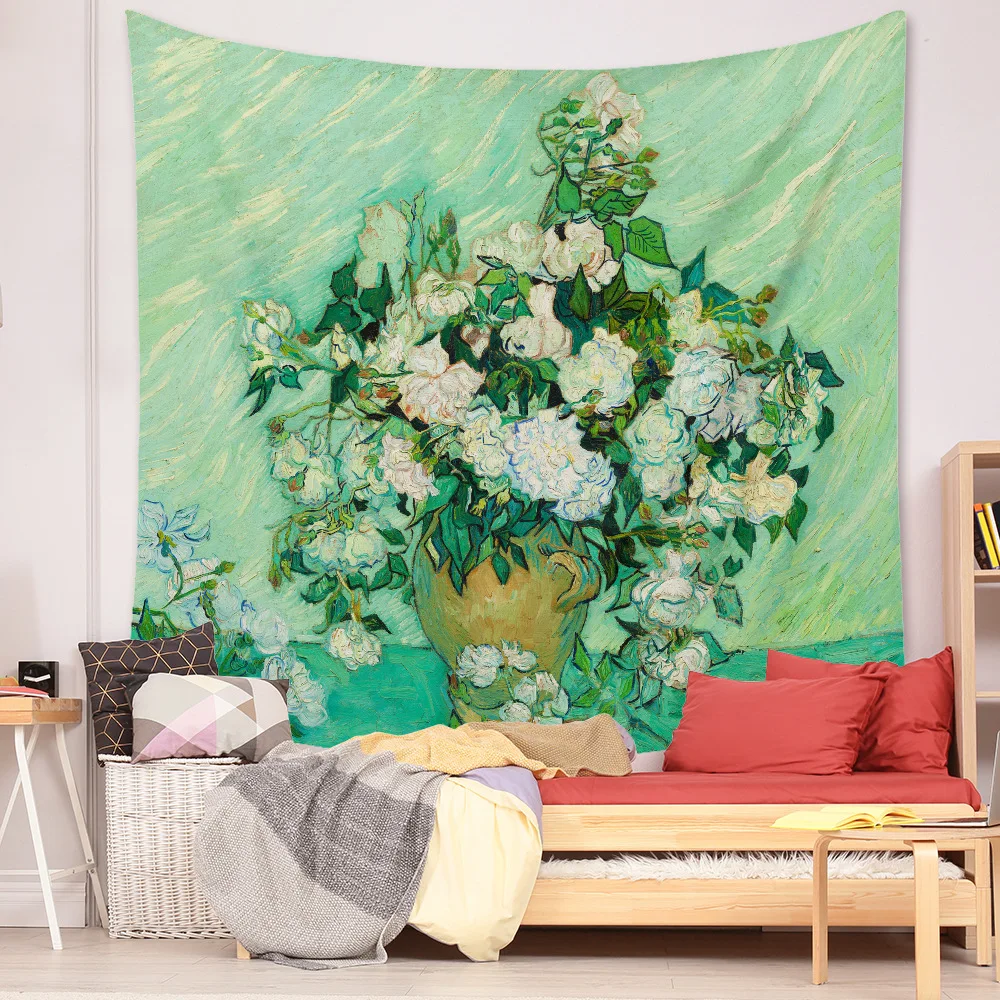 Настенный гобелен 3 шт. небольшой свежий цвет Моранди занавески для дома гостиной