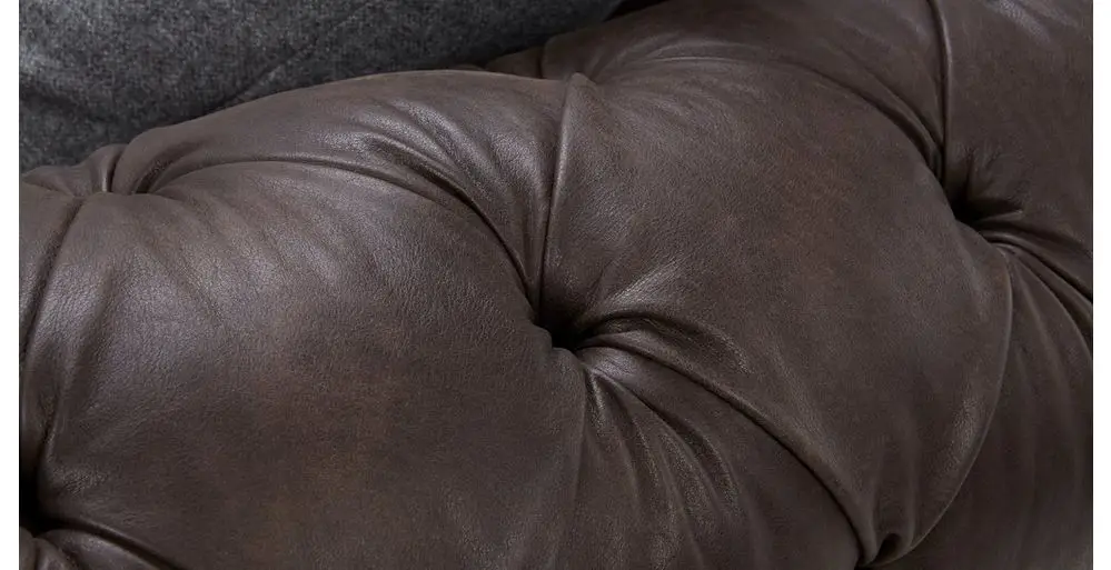 Комплект диванов из натуральной кожи для гостиной 3 места | Мебель