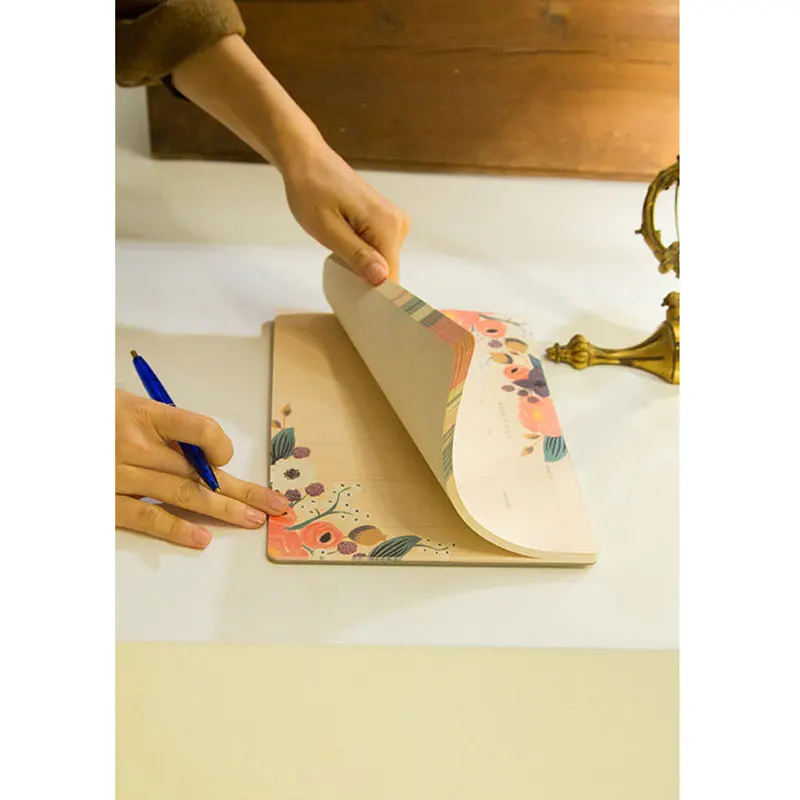 Еженедельный планер A5 50 листов бумага для ноутбука можно порвать офисный и