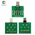 Тестовая плата Micro USB 3 шт.лот, зарядная док-станция, гибкий тестер, Ремонтный инструмент для ремонта IPhoneAndoridTYPE-C зарядки аккумулятора