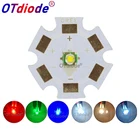 5 шт., Cree светодиодный XPE XP-E R3 3535 SMD 1 Вт 3 Вт, светодиод высокой мощности холодного и теплого белого, красного, зеленого, синего, желтого цвета с печатной платой 20 мм, 16 мм