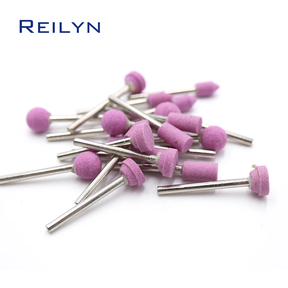 20 штук шлифовальные биты 3 мм х 6/7/10 полировочное колесо песка с украшением в виде