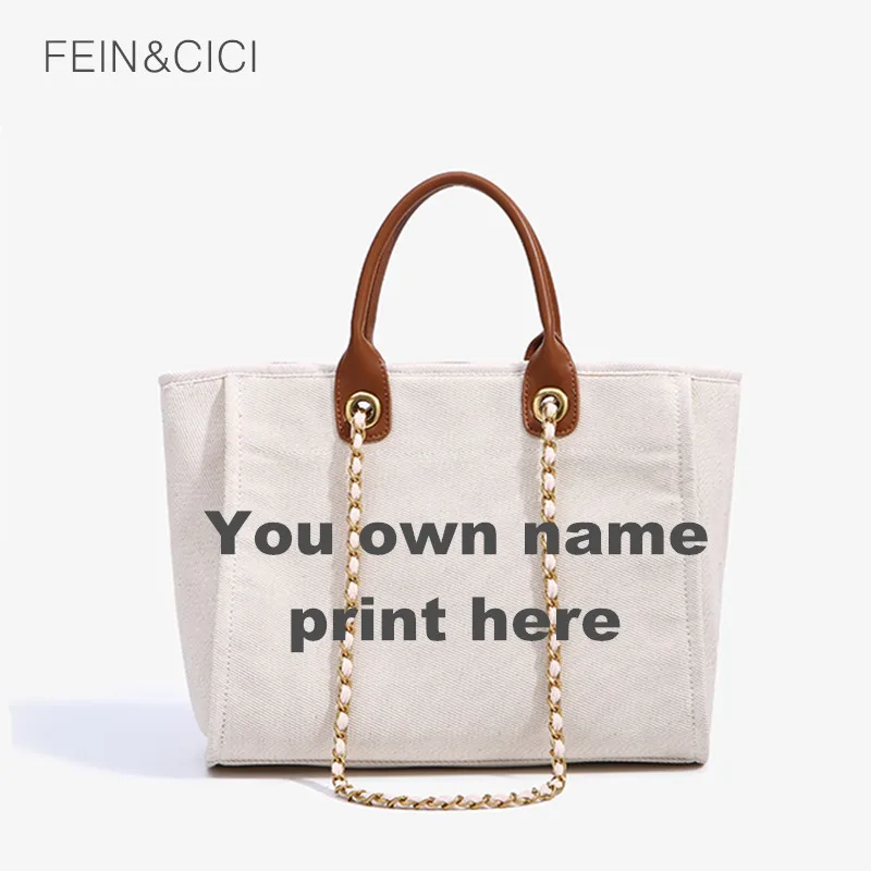 

Персонализированная Сумка-тоут собственного дизайна, сумка-шоппер с индивидуальным принтом, пляжная сумка с логотипом «сделай сам», Повсед...