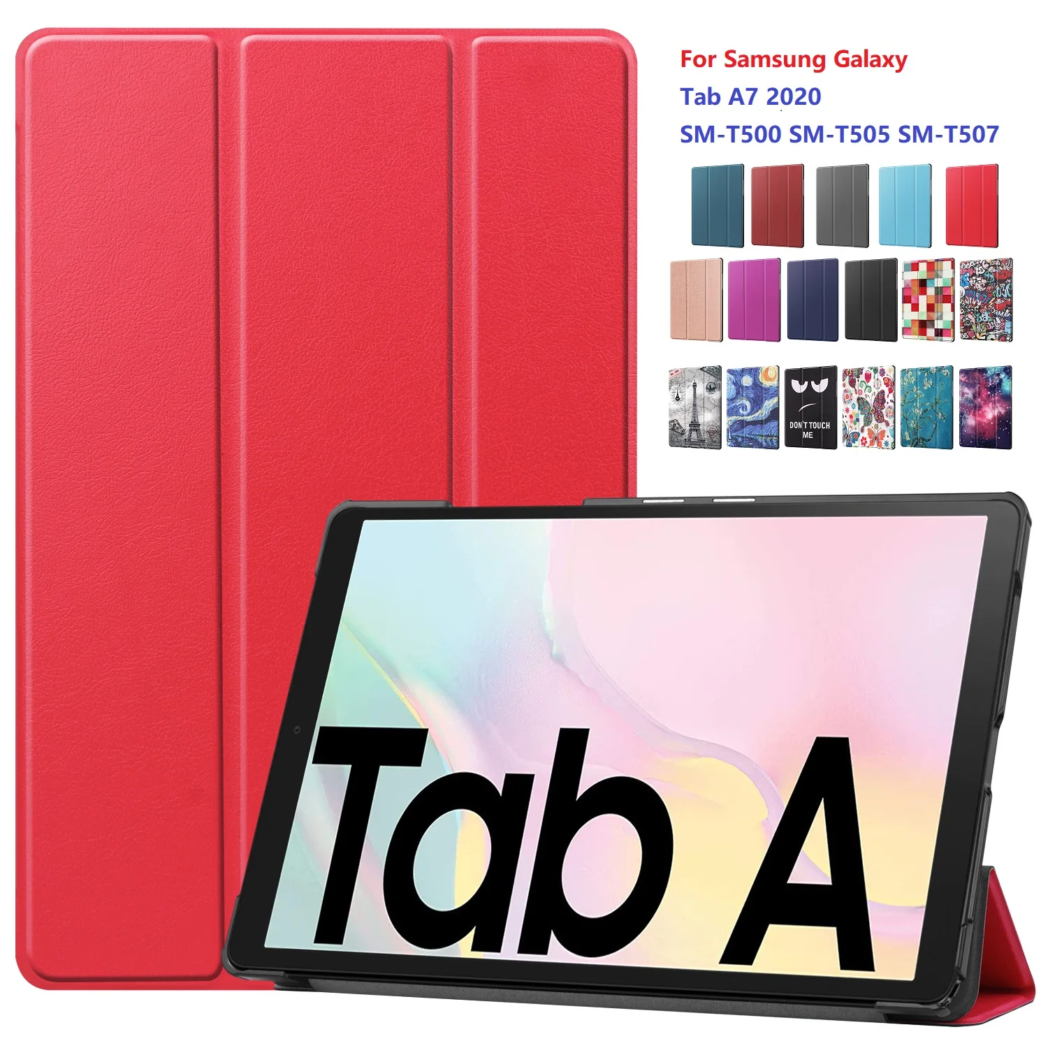 

Case for Samsung Galaxy Tab A7 2020 10.4 inch Tablet Smart Stand Cover Funda for Samsung Galaxy Tab A7 SM-T500 T505 T507