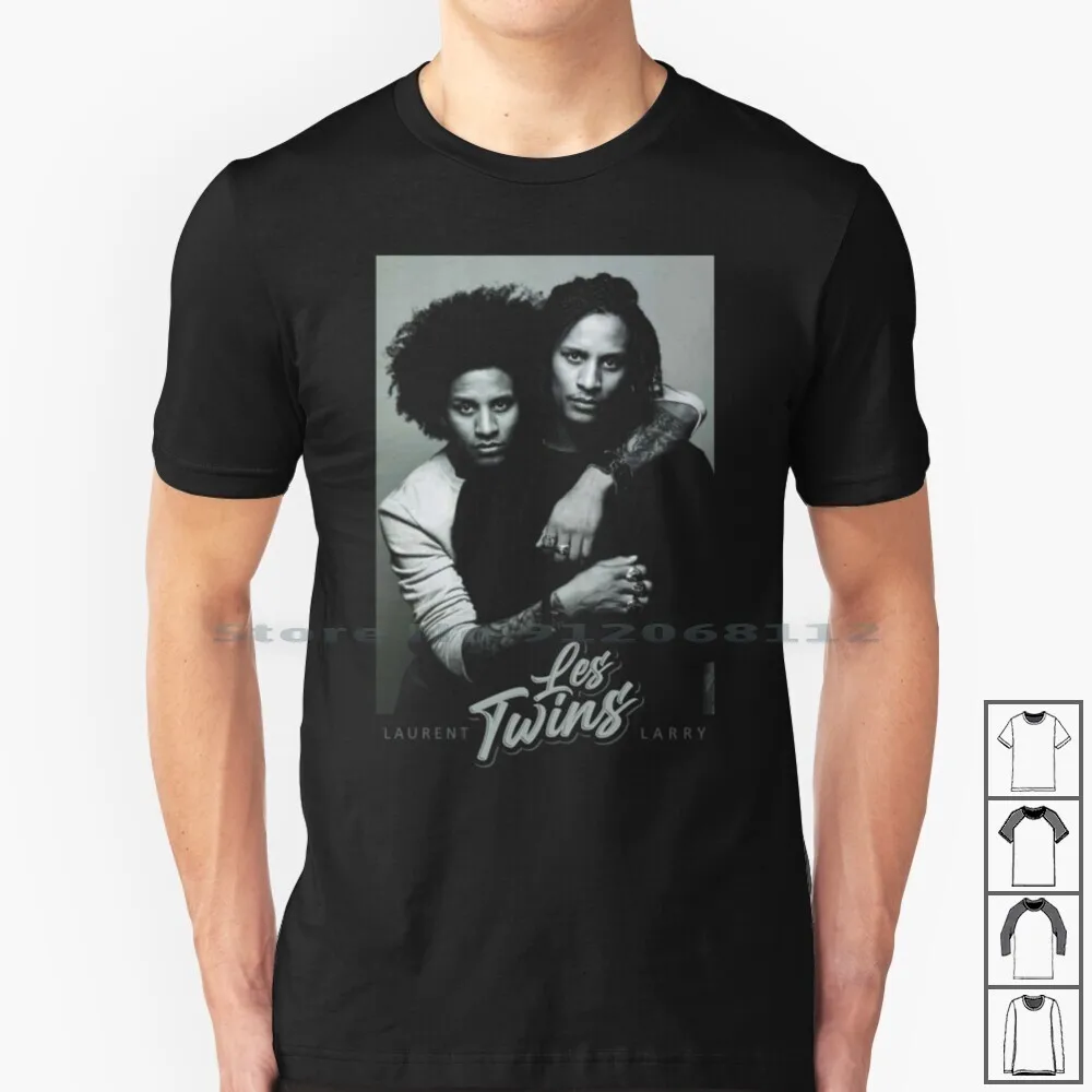 Лоран & Ларри футболка из 100% хлопка с надписью Les Twins и буржуажа танцевальный
