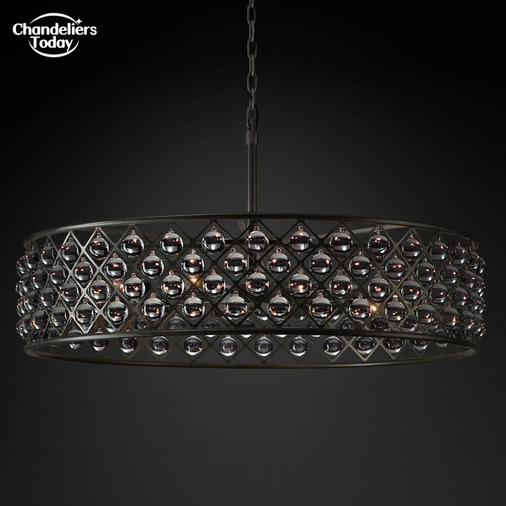 Роскошные хрустальные люстры в стиле ретро подвесные светильники лампа для